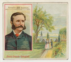 Samuel Bowles, Springfield Republican, from the American Editors series (N35) for Allen & Ginter Cigarettes, 1887.