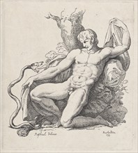 Serpent Attacking a Naked Man, 1799.