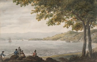 Shad Fishermen on the Shore of the Hudson River, 1811-ca. 1813.