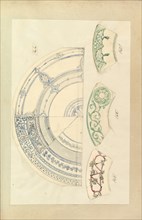 Six Designs for Decorated Plates, 1845-55.