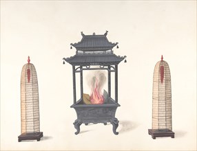 Small Stove and Two Tall Objects, 19th century.