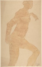 Standing Female Nude, n.d..Formerly attributed to Auguste Rodin.