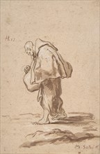 Standing Pilgrim Friar., ca. 1705-20.