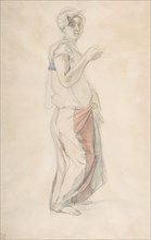Standing Woman in Moroccan Costume, ca. 1834.