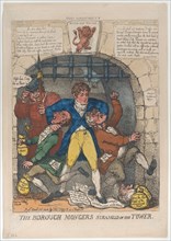 The Borough Mongers Strangled in the Tower, April 26, 1810.