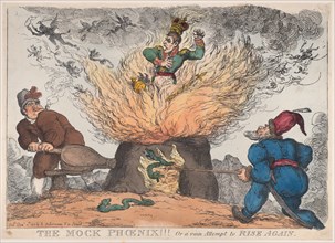 The Mock Phoenix!!! Or a Vain Attempt to Rise Again, December 10, 1813.