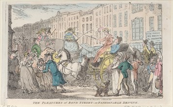 The Pleasures of Bond Street: or Fashionable Driving, 1807.
