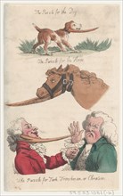 The Puzzle for the Dog; The Puzzle for the Horse; The Puzzle for Turk, Frenchman, or Christian, 1808.