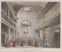 The Roman Catholic Chapel, Lincolns Inn Fields, April 1, 1808.