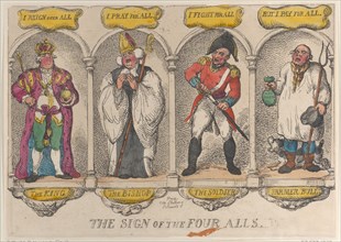 The Sign of the Four Alls, 1810.