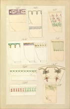 Thirteen Designs for Decorated Cups, 1845-55.