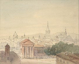View of Milan, 1820-84.