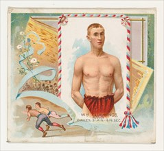 William Cummings, Runner, from World's Champions, Second Series (N43) for Allen & Ginter Cigarettes, 1888.