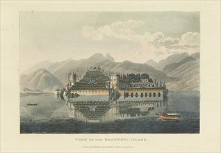 View of the Beautiful Island (Isola Bella, Lago Maggiore), before 1820.