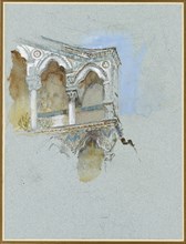 Study of Pisan Gothic (Part of the Façade of San Michele in Borgo, Pisa), 1 July 1890.