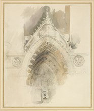 The Northern Arch of the West Entrance of Amiens Cathedral, 17 - 18 May or 23 September 1856.