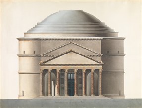 Architectural Project based on the Pantheon, ca. 1847.