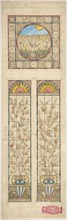 Design for a stained glass window, 1866-92.