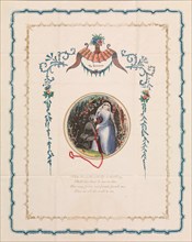 Cobweb valentine, 1847.
