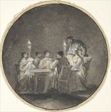 The Card Players, 1780-1820.