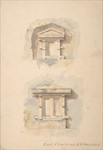 Rock Tombs at Telmissus, 19th century.