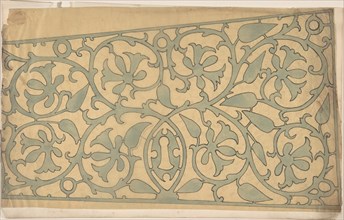 Panel of Ornament, possibly Metalwork, second half 19th century.
