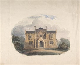 Design for a Tudoresque Villa, Elevation, 19th century.