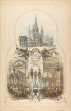 Russian Orthodox Cathedral, Paris, 19th century.
