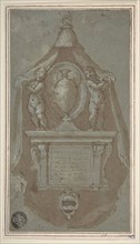 Design for a Wall Tomb, 1590-1610.