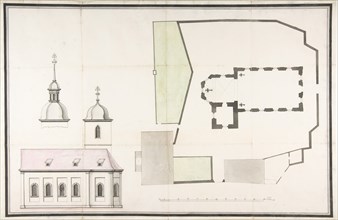 Design for the Parish Church of Merkershausen, 1738 (?).