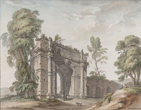 Design for a Triumphal Arch for the Gardens at Chateau d'Enghien, Belgium, 1782.