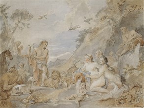 Orpheus Charming the Nymphs, Dryads, and Animals, 1757.