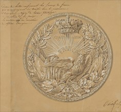 Design for the Medal to Commemorate the Charter of 1830, 1830.