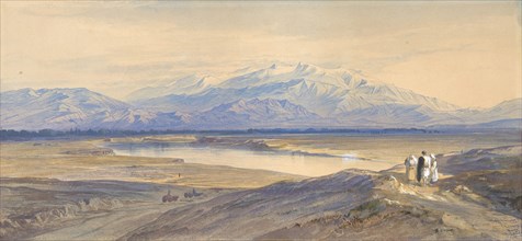 Mount Olympus from Larissa, Thessaly, Greece, 1850-85.