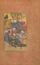 Shaikh San'an and the Christian Maiden, Folio 22v from a Mantiq al-Tair (Language of the Birds), ca. 1600.