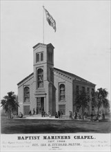 Baptist Mariners Chapel, New York, ca. 1848.