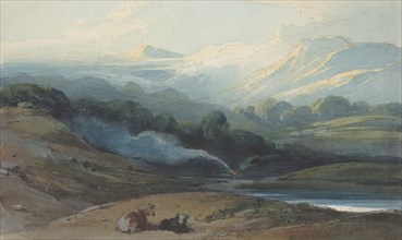 Cattle Resting in a Mountainous Landscape, ca. 1808-12.