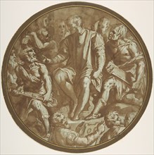 Grand Duke Cosimo I of Tuscany Surrounded by his Artists., ca. 1556-62.