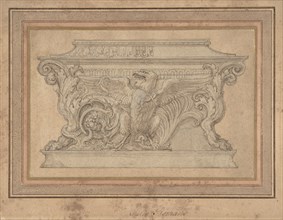 Design for a Casket with the Gonzaga Eagle, ca. 1527-46.