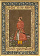Portrait of Rup Singh, Folio from the Shah Jahan Album, verso: ca. 1615-20; recto: ca. 1500.