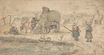 Peasants Loading Hay, ca. 1620s.