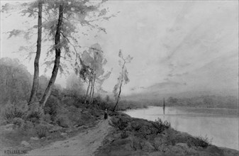 Woman Walking beside a River, 1902.
