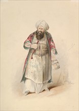 Costume Study for Osmin in the "Abduction from the Seraglio" by W.A. Mozart, ca. 1830-50.