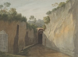 Entrance to the Grotto of Posillipo, Naples, 1778-79.