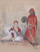 Iskander Bey and his Servant, ca. 1848.