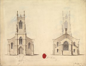 Design for the Proposed Church at Middlesborough, 1837.