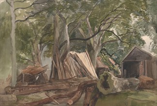 Clearing with a Lumber Mill, 1847 (?).