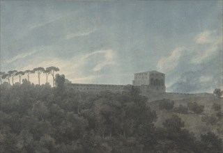 View of the Villa Lante on the Janiculum in Rome, 1782-83.