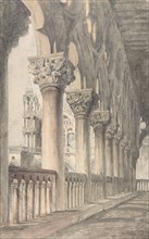 Loggia of the Ducal Palace, Venice, 1849-50.