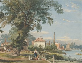 On the Thames at Hammersmith, ca. 1836.